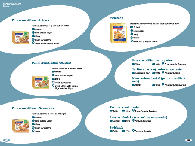 "Le guide du sans gluten en Suisse romande"