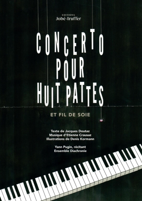Couverture Concerto pour huit pattes et fil de soie